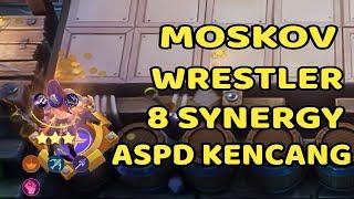 MOSKOV WRESTLER 8 SYNERGY !!! Magic Chess Mobile Legends bang bang