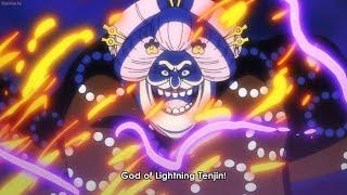 Big Mom use Indra's Technique : God of Lightning Tenjin | One Piece 1017