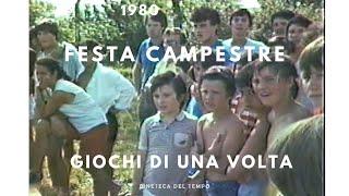 Giochi di una volta 1980 tiro alla fune festa sagra di paese Friuli San San Martino al Tagliamento