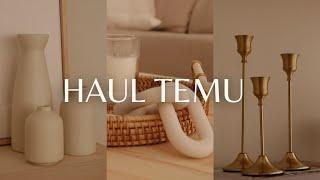 SÚPER HAUL TEMU  | DECORACIÓN, HOGAR Y ORGANIZACIÓN | UNBOXING  | FANNY TÓRTOLA