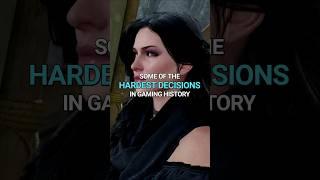 Some of the Hardest Decisions in Gaming History #shorts #gaming #ghostoftsushima #thewitcher3 #cod