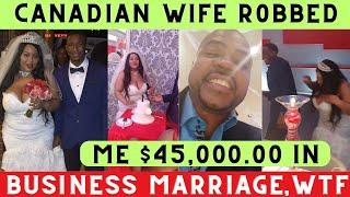 Jamaican POSING As ARRANGED MARRIAGE Wife R0BB3D-Her HUSBAND $45000.00 & FILE No IMMIGRATION PAPERS