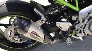 2017-18 Z900 Stock vs. Yoshimura Alpha T slip-on and drive by