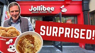 Reviewing JOLLIBEE'S UK FAST FOOD - MASSIVELY SURPRISED!