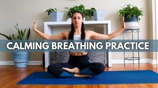 BREATHWORK PRACTICE TO FEEL CALM AND RELAXED - 10 min pranayama to calm the mind and body