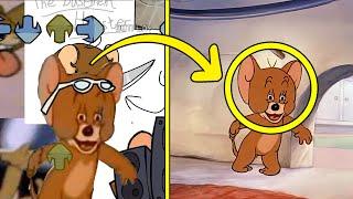 References In FNF VS Jerry Pt.2 | Tom's Basement Show (Creepypasta) (Tom & Jerry)