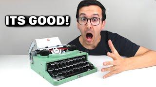 BUY ONE RIGHT NOW - LEGO IDEAS 21327 TYPEWRITER REVIEW