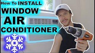 How To Install Window AIR CONDITIONER -Jonny DIY