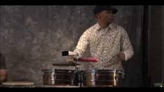 Cuban percussionists, Marvin Diz and Yoel Del Sol