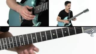 Blues Rhythm Guitar Lesson - Rock You Breakdown - Corey Congilio