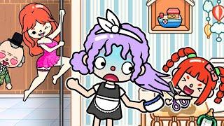 Bad Mom Left Me With My Maid  | Sad Story | Toca Life Story | Toca Boca