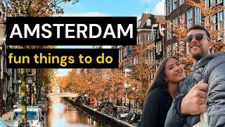 exploring amsterdam | we're staying on a house boat!