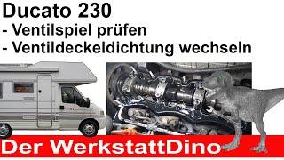 Ducato 230 Ventilspiel prüfen / Ventildeckeldichtung wechseln