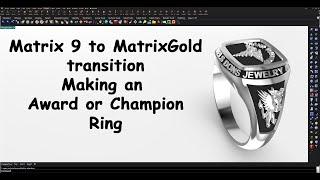 MatrixGold  Award or Champion Ring