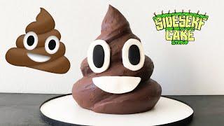 How to Make an Easy Poo Emoji CAKE