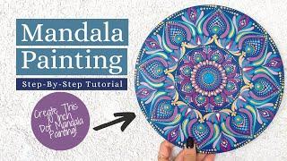 Dot Mandala Painting Tutorial | Dot Art | Tutorial For Beginners