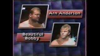 TV Title   Bobby Eaton vs Arn Anderson   Power Hour June 22nd, 1991