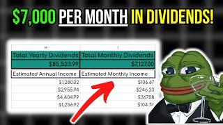 I Just A NEW Dividend investing Milestone! $7,000 Per MONTH!