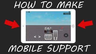 HOW TO MAKE MOBILE SUPPORT FOR A-CHASSIS | ROBLOX STUDIO