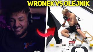 MERGHANI ogląda walke WRONEK vs OLEJNIK NA FAME 20