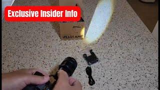  Zmoon Rechargeable LED Headlamp Review & Demo  (Review & Demo)