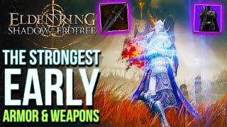 Elden Ring DLC - 10 Of The Best ARMORS & WEAPONS You Can Get EARLY in Shadow of the ERDTREE