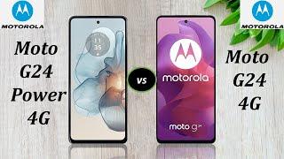 Motorola Moto G24 power 4G vs Motorola Moto G24 4G