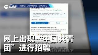 网上出现“中国共青团”为“理工学院支部” 进行招聘 内政部：正调查