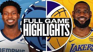 GRIZZLIES at LAKERS | FULL GAME HIGHLIGHTS | November 13, 2024