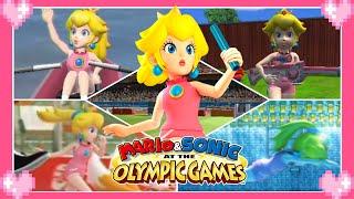  Mario & Sonic at the Olympic Games (All Events) - Peach Gameplay 