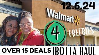 Walmart Deals 12/6/24: Walmart Ibotta Haul: Couponing At Walmart This Week: 17 EASY DEALS