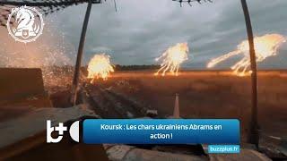 Images de la bataille féroce à Koursk : les Ukrainiens pénètrent en Russie avec des tanks Abrams.