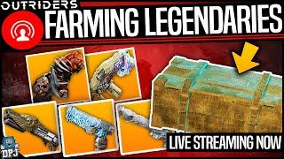 Outriders - Farming Legendary Weapons - Best Legendary Farm - Live Stream Hightlights