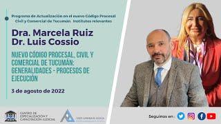 NCPCCT: Generalidades - Procesos de ejecución - Dra. Marcela Ruiz y Dr. Luis Cossio