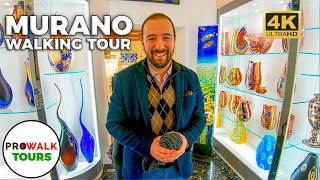 Murano, Italy Walking Tour AND Glass Demonstration [4K|60fps]