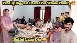 Finally Biggest Dawat For Whole Family  | Buffet Laga Dia 