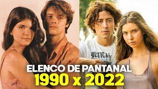 COMPARAÇÃO DOS ATORES DE "PANTANAL" 1990 E 2022