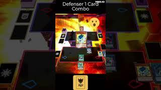 One Cards Defenser Combo | Yu-Gi-Oh! #shorts