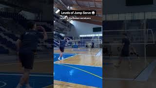 Jump Serve Levels  #volleyball