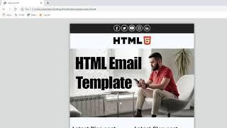 HTML Email Template Built In Minutes - 2025