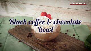 Black coffee & chocolate Bowl mit der Gastroback Design Espresso Advanced Barista 42619