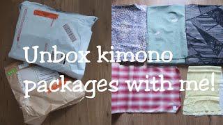 Chayatsuji Kimono | Unbox kimono packages with me!