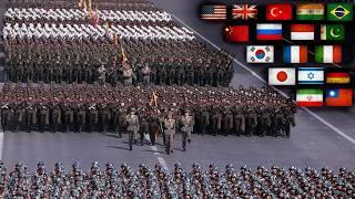 50 mächtigste Armeen der Welt | Militärrangliste 2024!