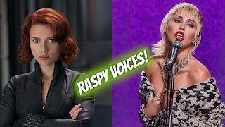 Celebrities with Raspy Voices!