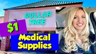 Medical Supplies for a Dollar! DOLLAR TREE Store Medications, First Aid Kit, Wound Care