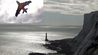 Miss Demeanour Hawker Hunter Jet Beachy Head Flypast.