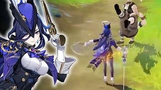 Clorinde  Gameplay & Skill - Genshin Impact 4.7 Clorinde  Gameplay