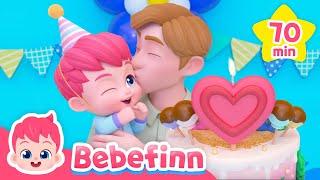 HaFINNly Ever After! | Birthday Song and More Compilation | Bebefinn Best Nursery Rhymes for Kids