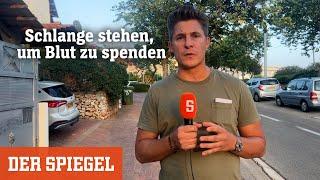 Der Terrorangriff und die Folgen Die Israelis stehen jetzt Schlange – um Blut zu spenden