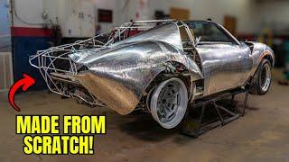 Welding Custom Aluminum Body Panels on our Supercar! - Project Jigsaw Ep. 65